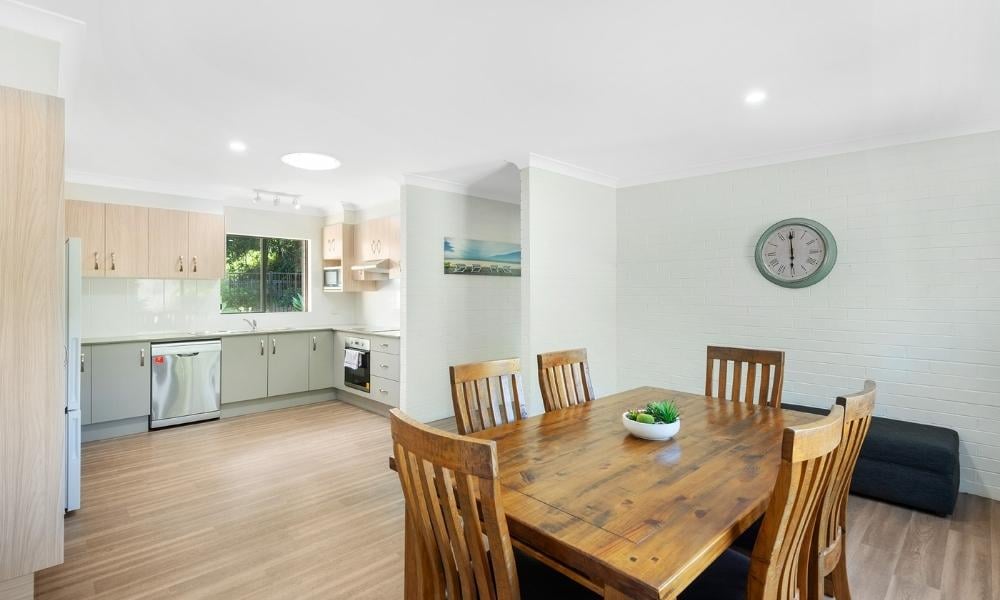Haven Holiday Resort Sussex Inlet - Executive Residence Open Plan Dining and Kitchen